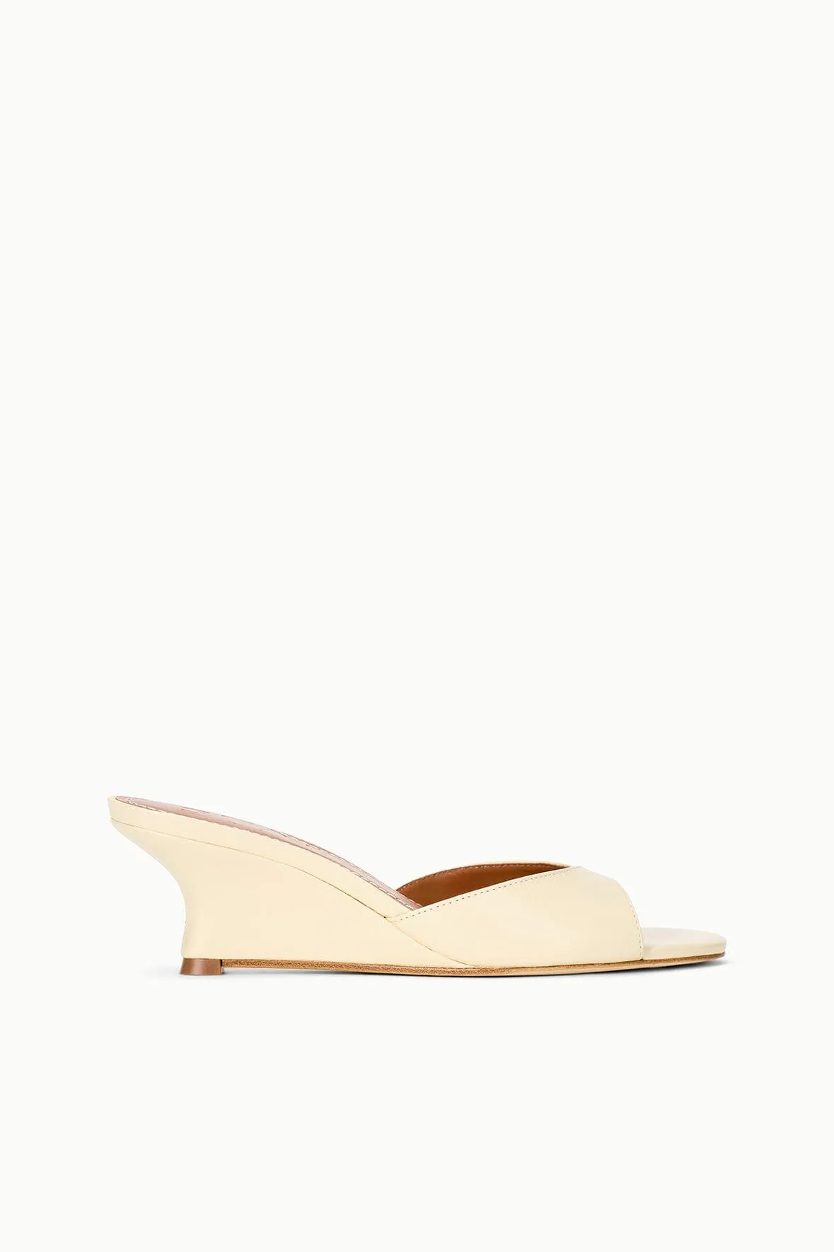 BRIGITTE WEDGE | CREAM sold by STAUD