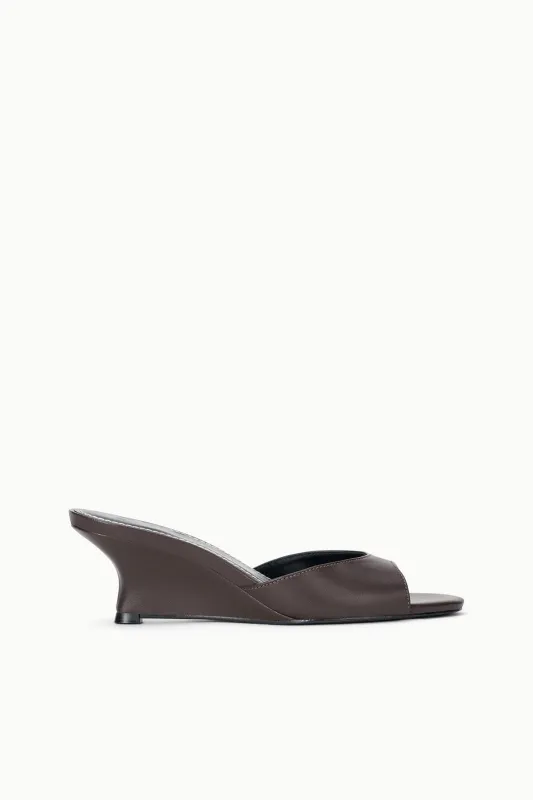 BRIGITTE WEDGE | ESPRESSO sold by STAUD