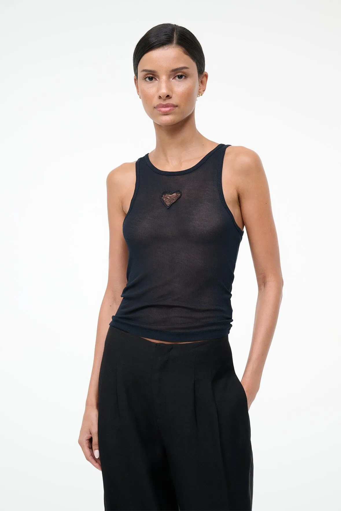 MYA TANK | BLACK sold by STAUD