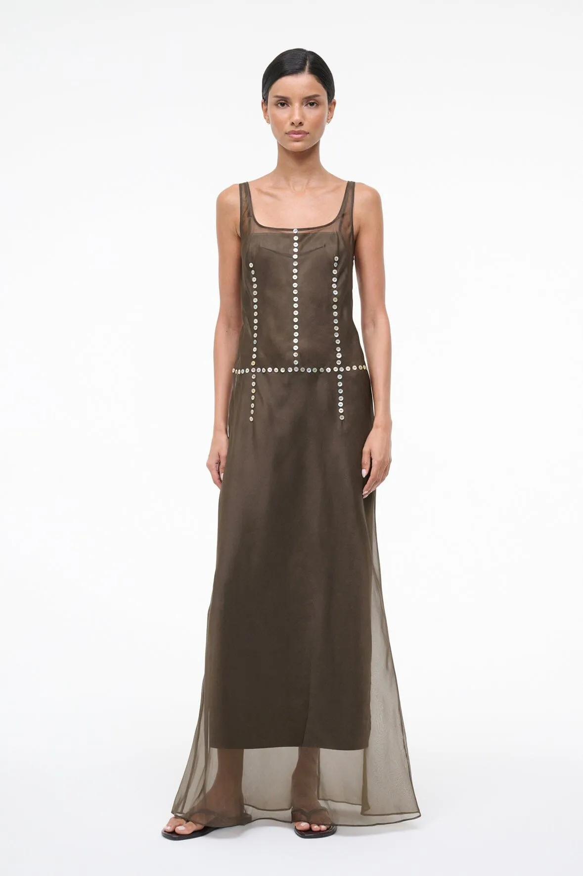 GRETA SILK DRESS | SOIL sold by STAUD product image thumbnail 2