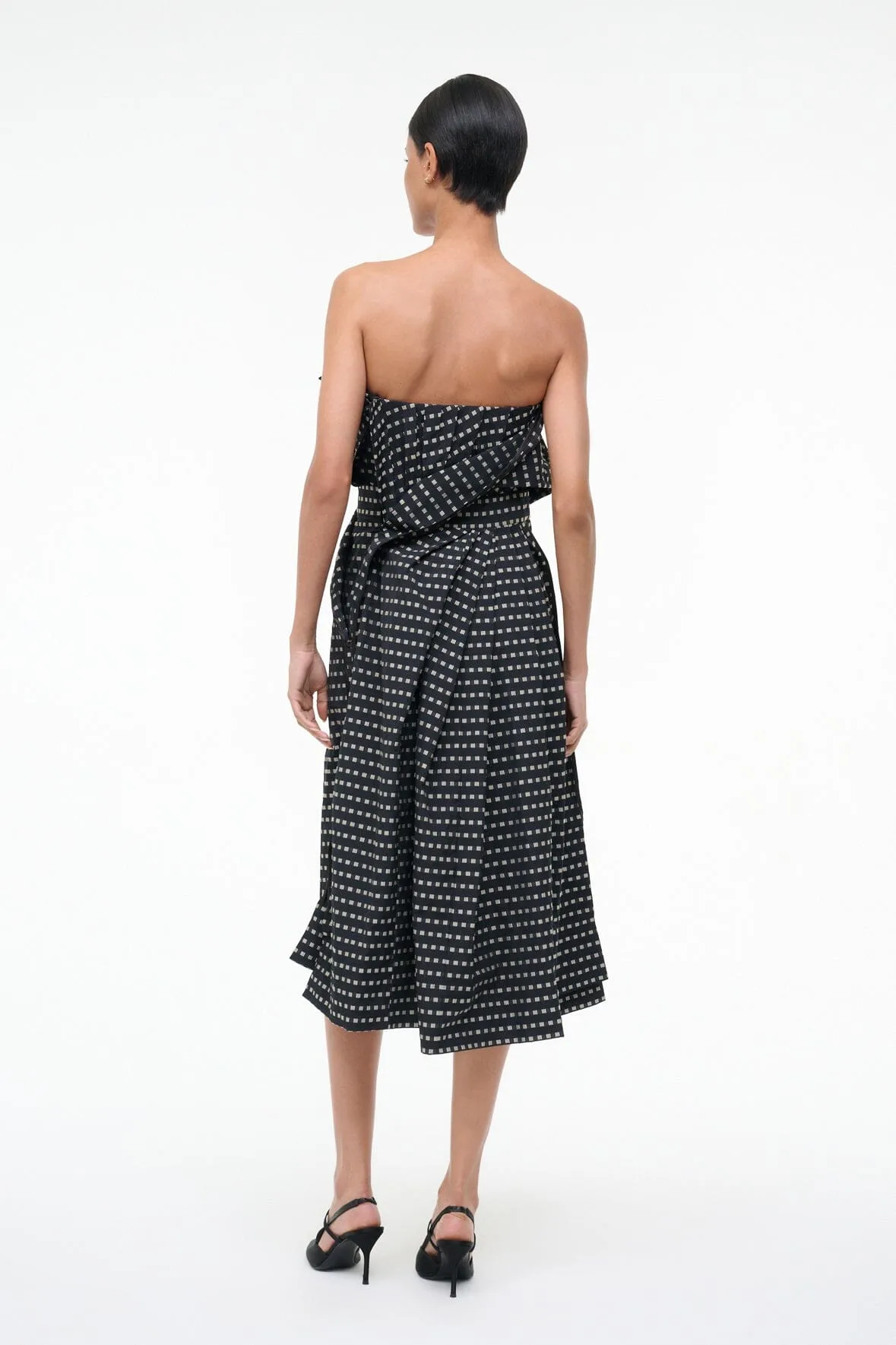 ALESSIA DRESS | BLACK GEO sold by STAUD product image thumbnail 3
