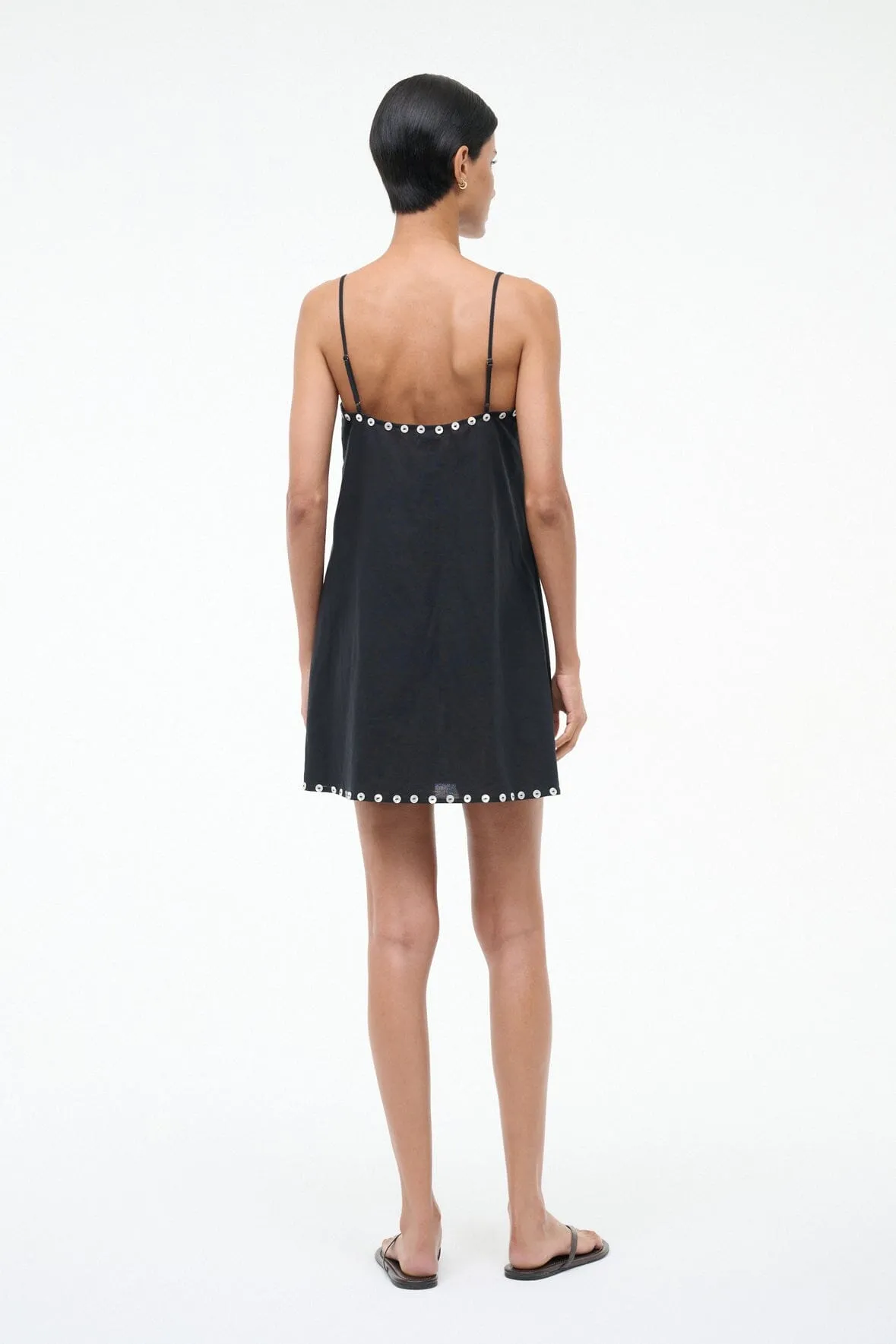 LAURA MINI COVERUP DRESS | BLACK sold by STAUD product image thumbnail 4