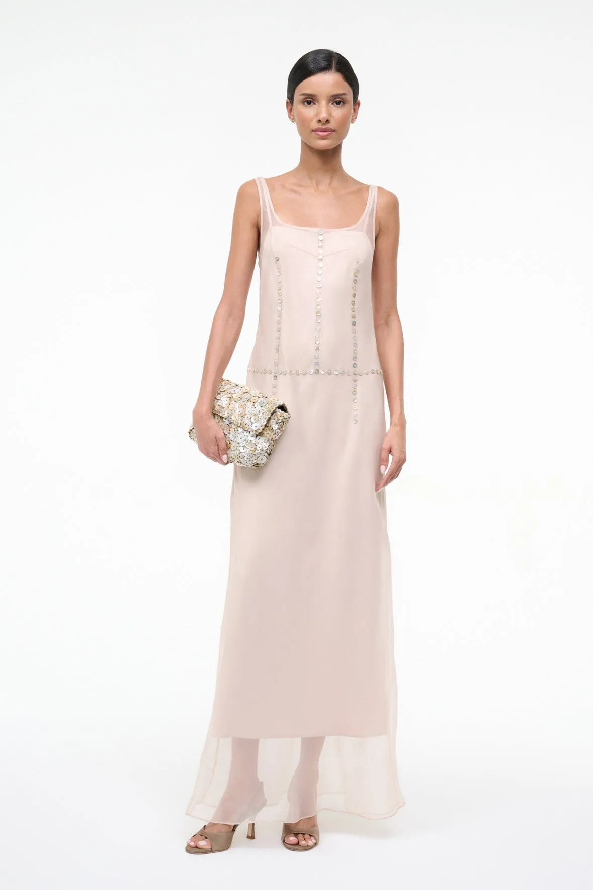 GRETA SILK DRESS | FAWN sold by STAUD product image thumbnail 5