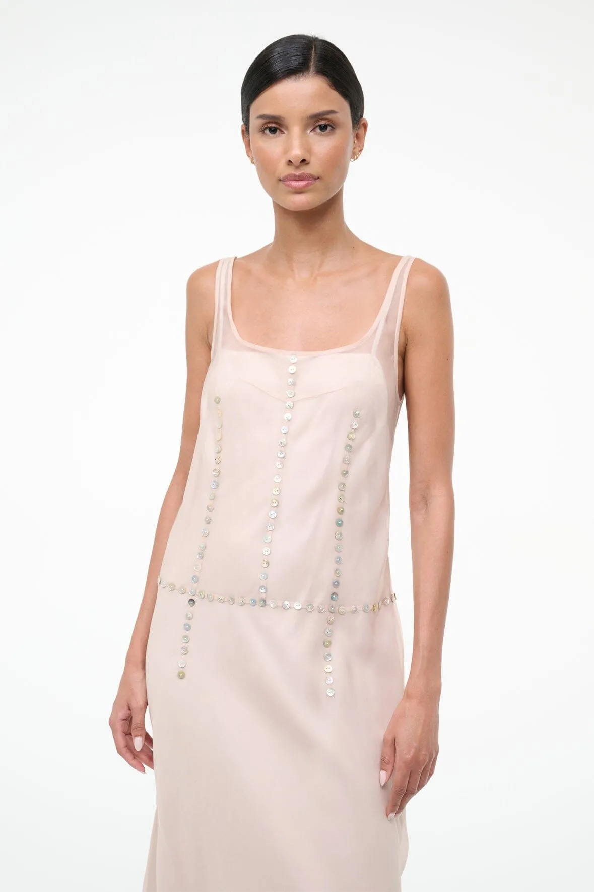 GRETA SILK DRESS | FAWN sold by STAUD product image thumbnail 2
