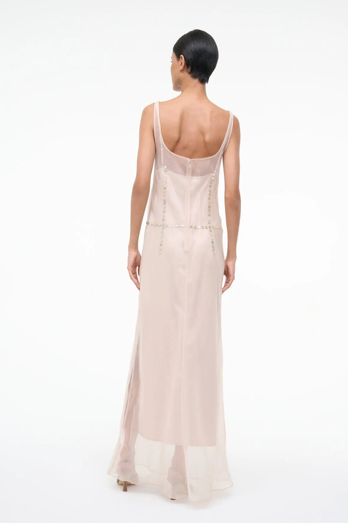 GRETA SILK DRESS | FAWN sold by STAUD product image thumbnail 4