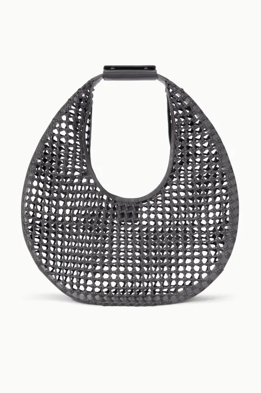 LARGE MOON BAG | ESPRESSO KNOTTED sold by STAUD