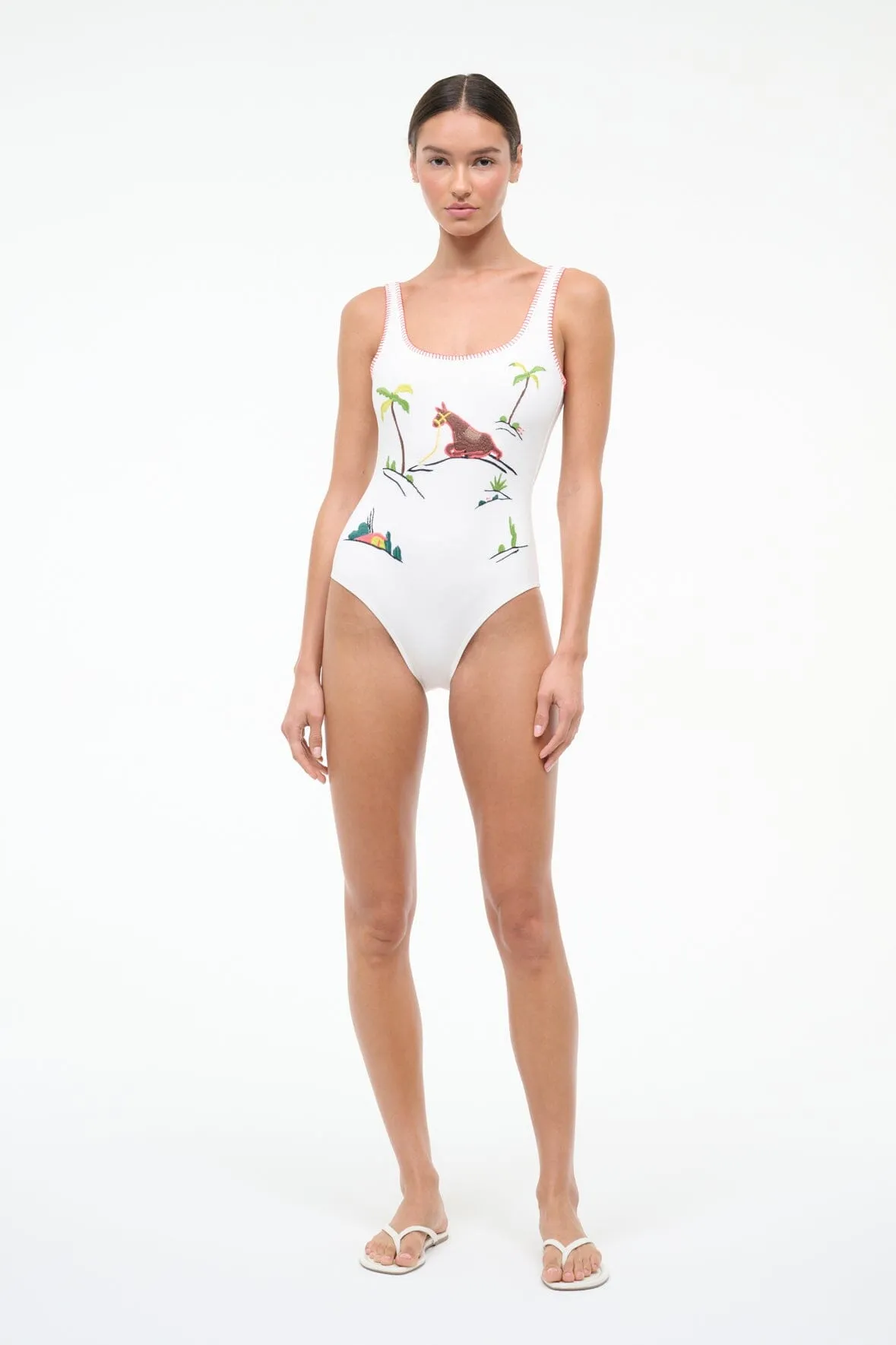 LEA ONE PIECE | RIVIERA IVORY sold by STAUD product image thumbnail 3