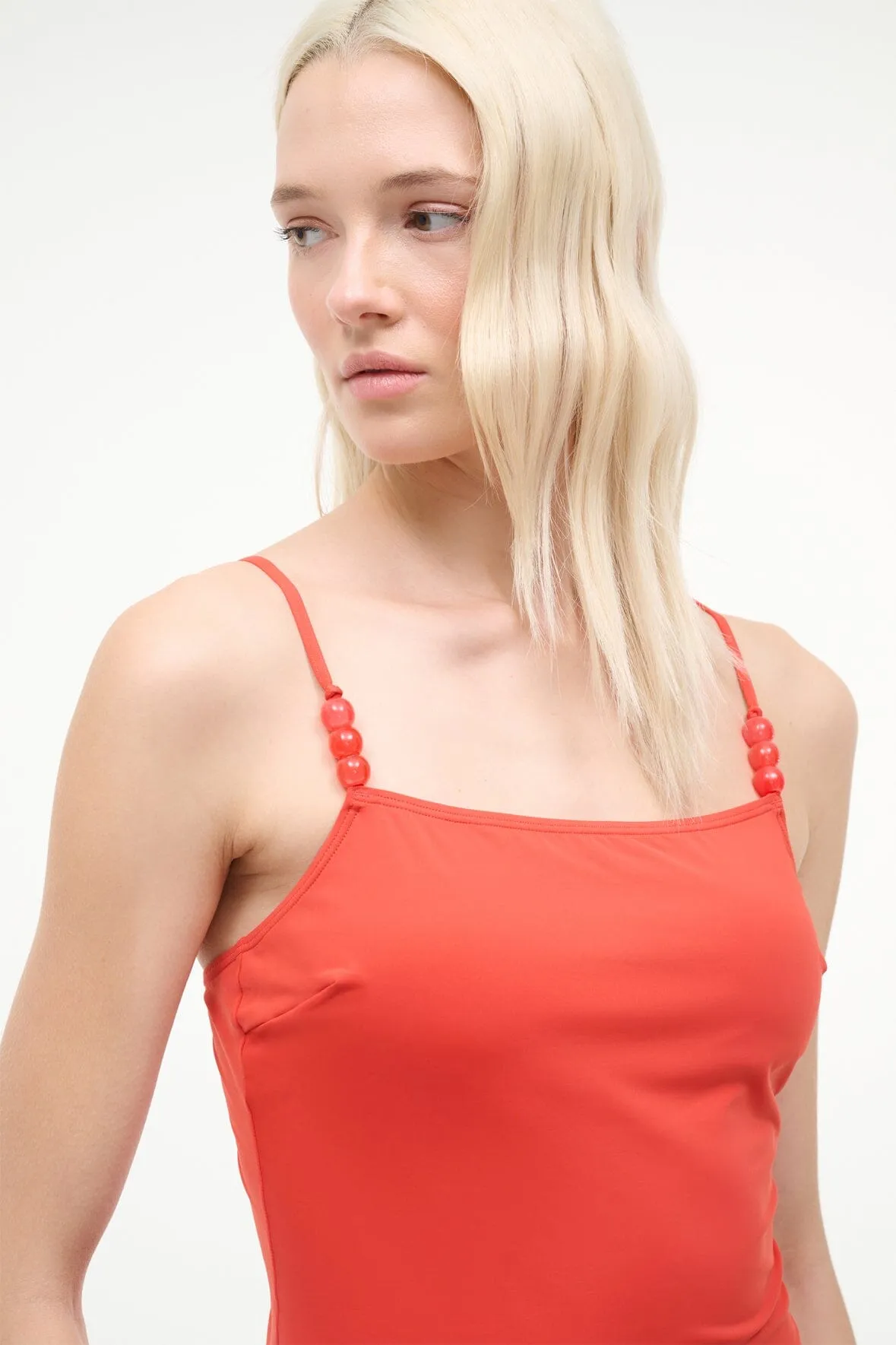 CLEO TANKINI TOP | FLAME sold by STAUD product image thumbnail 3