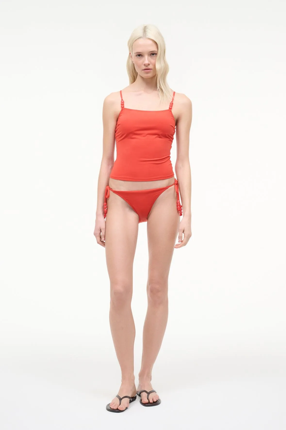 CLEO TANKINI TOP | FLAME sold by STAUD