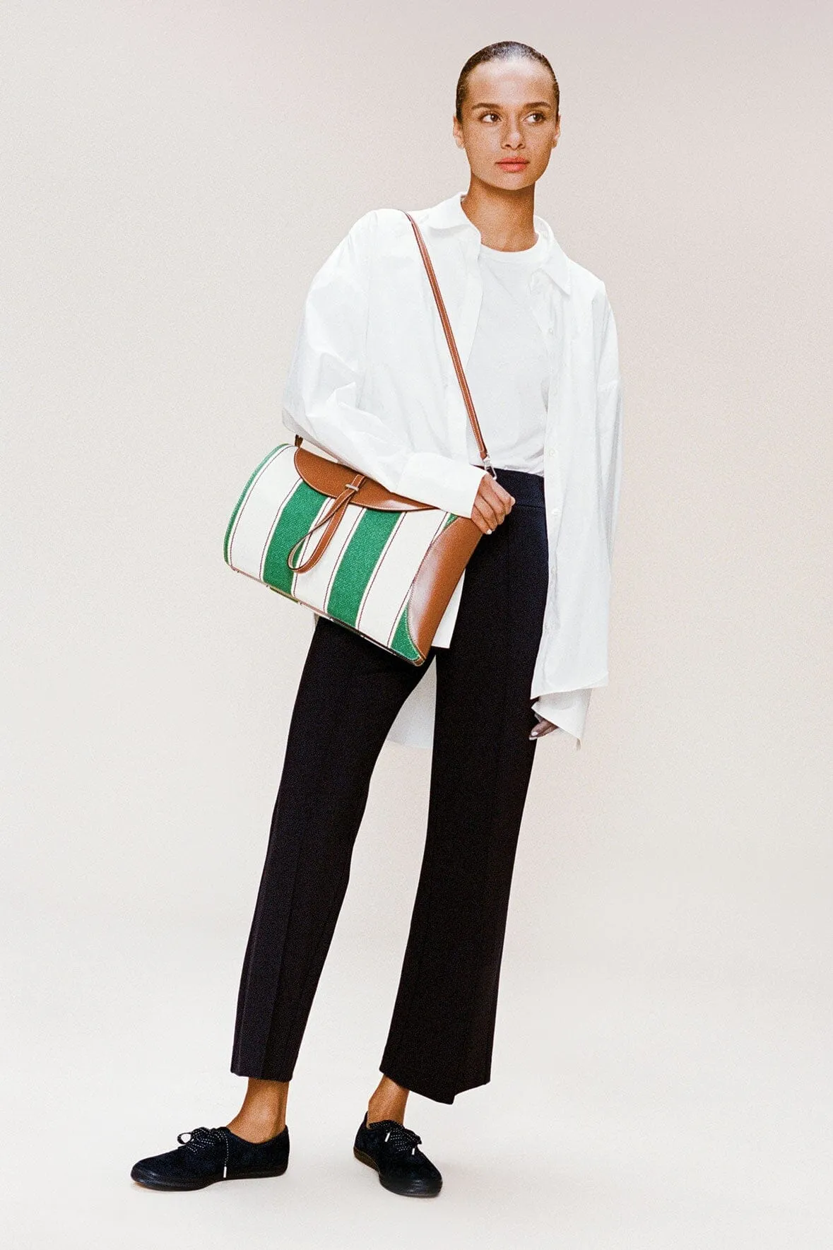 MIA BAG | BUNGALOW STRIPE sold by STAUD product image thumbnail 2