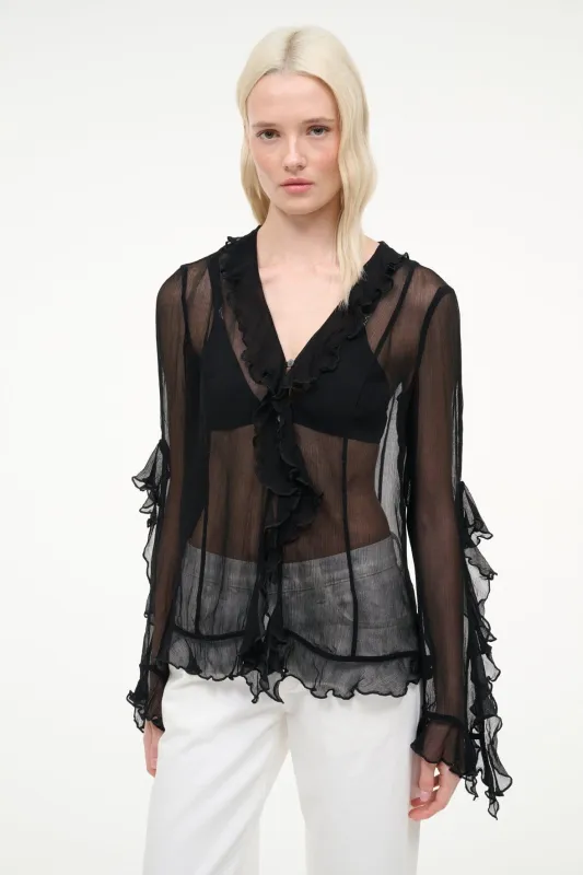 KELLCY TOP | BLACK sold by STAUD