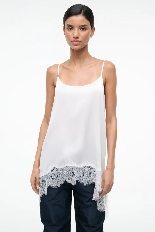 CHLOE SILK CAMI | IVORY sold by STAUD