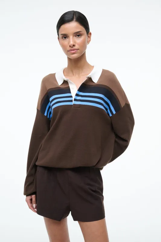 SAIL TOP | EARTH MULTI STRIPE sold by STAUD