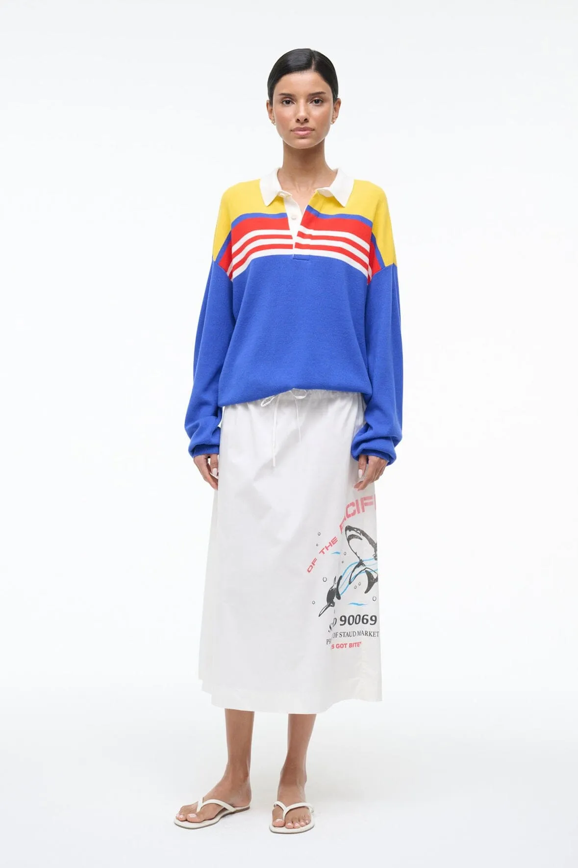 SAIL TOP | ROYAL MULTI STRIPE sold by STAUD product image thumbnail 4