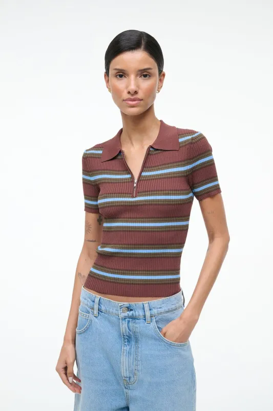 REN TOP | REDONDO STRIPE made by STAUD