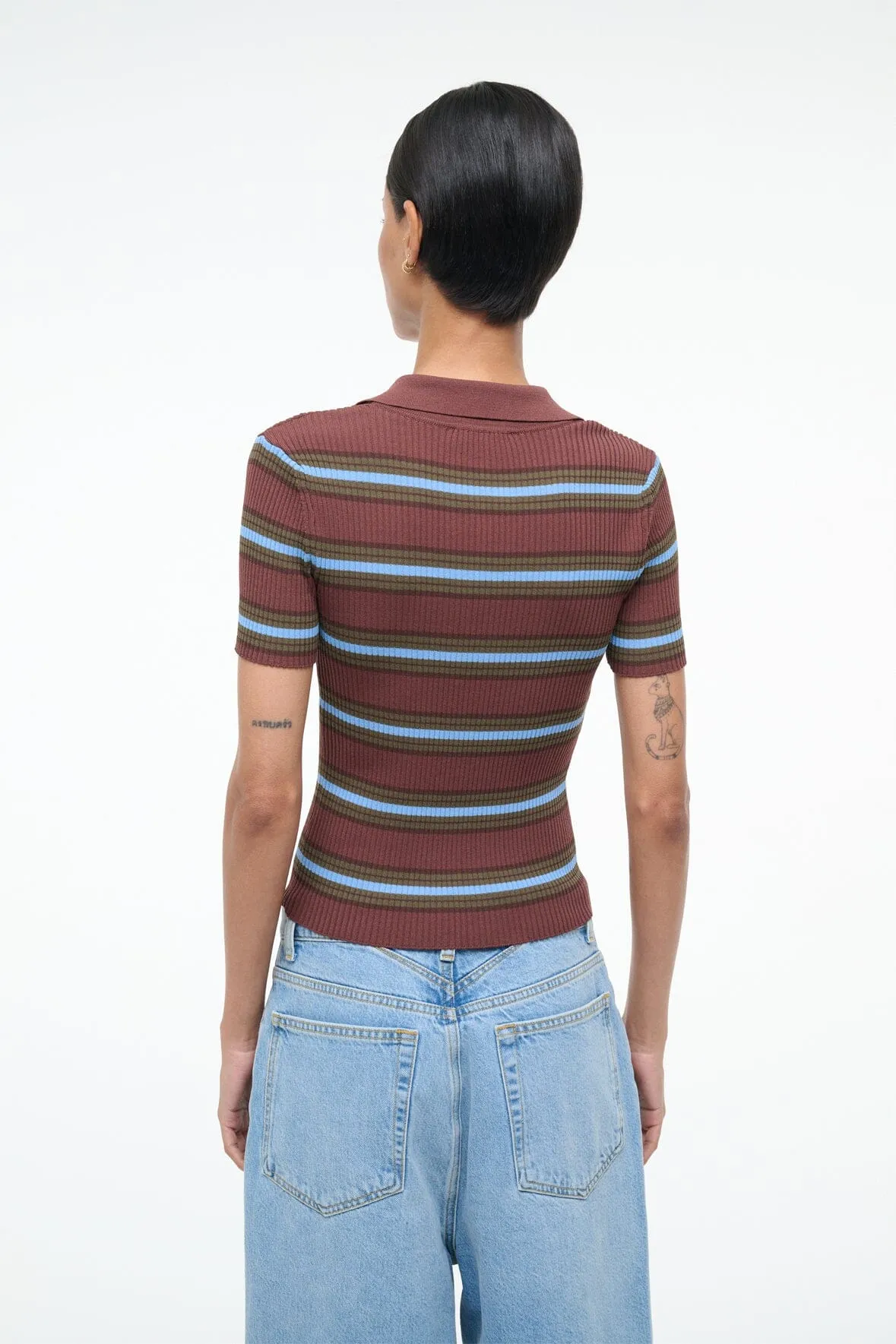 REN TOP | REDONDO STRIPE sold by STAUD product image thumbnail 3