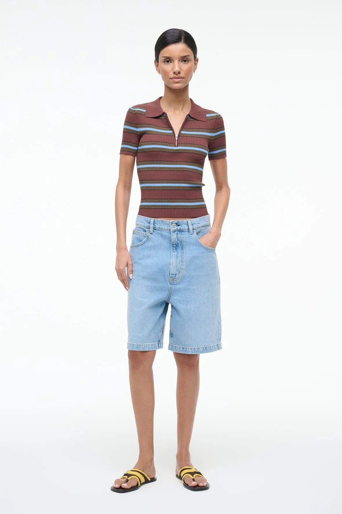 REN TOP | REDONDO STRIPE sold by STAUD product image thumbnail 2