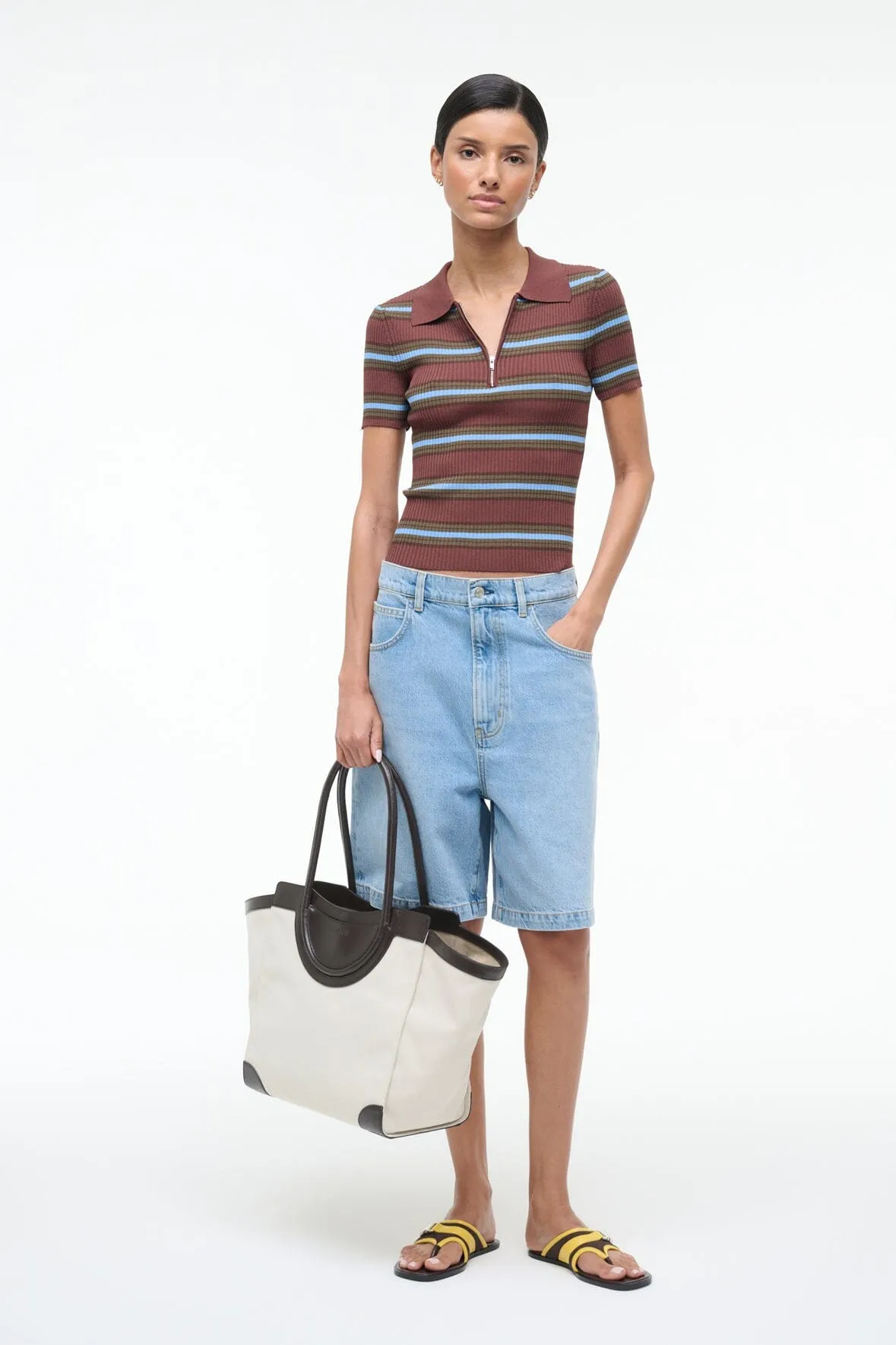 REN TOP | REDONDO STRIPE sold by STAUD product image thumbnail 4