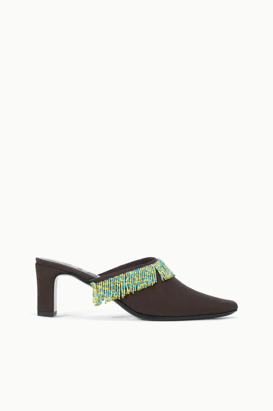 JOANNA KITTEN HEEL MULE | ESPRESSO sold by STAUD