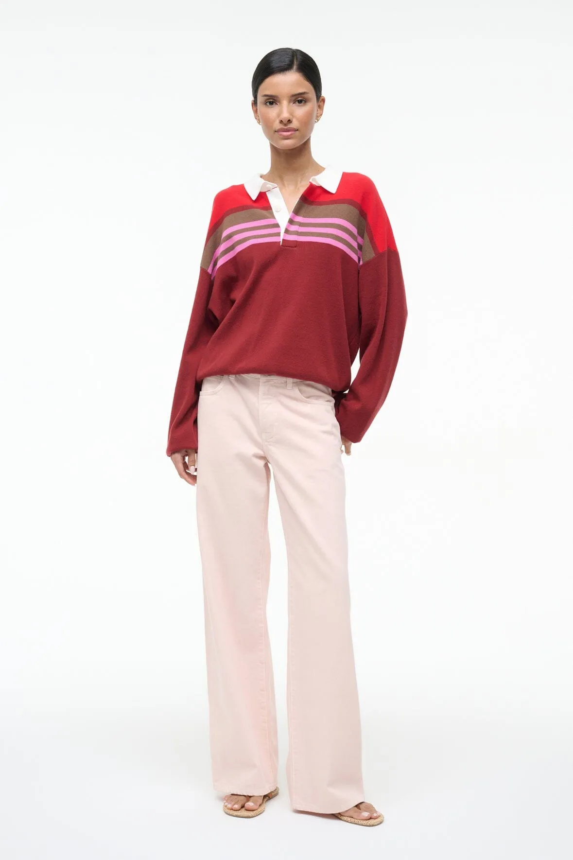 SAIL TOP | CARDINAL MULTI STRIPE sold by STAUD