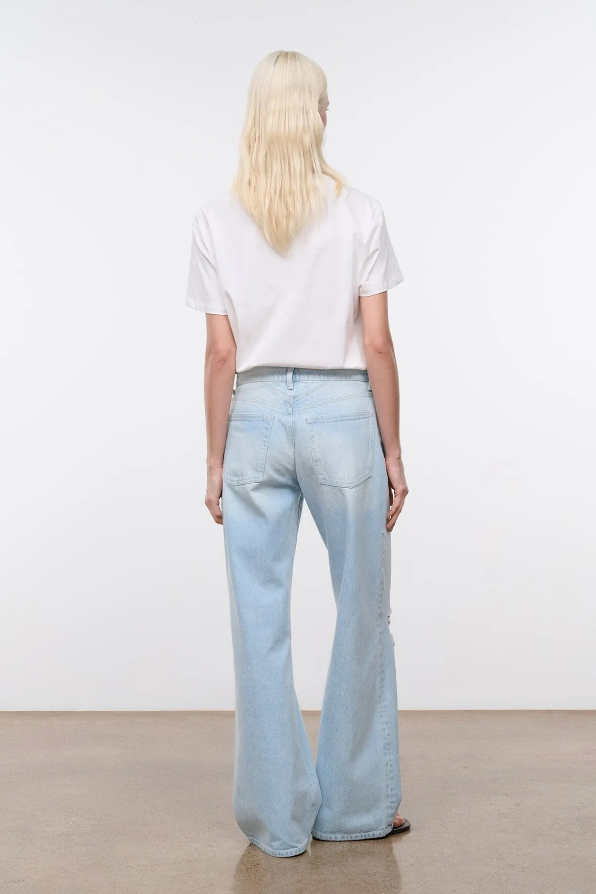 GUS DISTRESSED RELAXED JEAN | SALT WASH sold by STAUD product image thumbnail 5