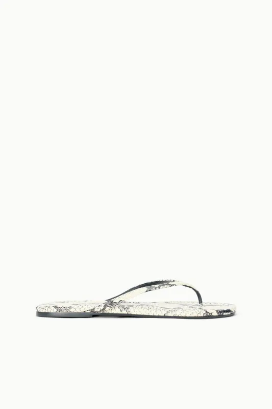 FREJA THONG | WHITE SNAKE sold by STAUD