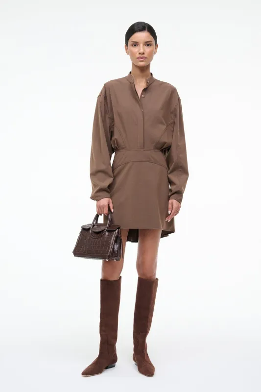 KILN DRESS | NUTMEG sold by STAUD