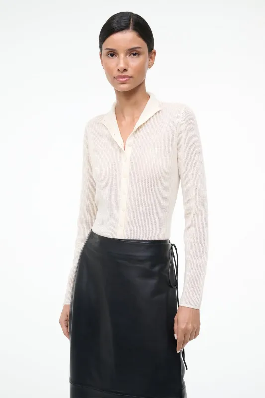 MARIANNE SWEATER | IVORY made by STAUD