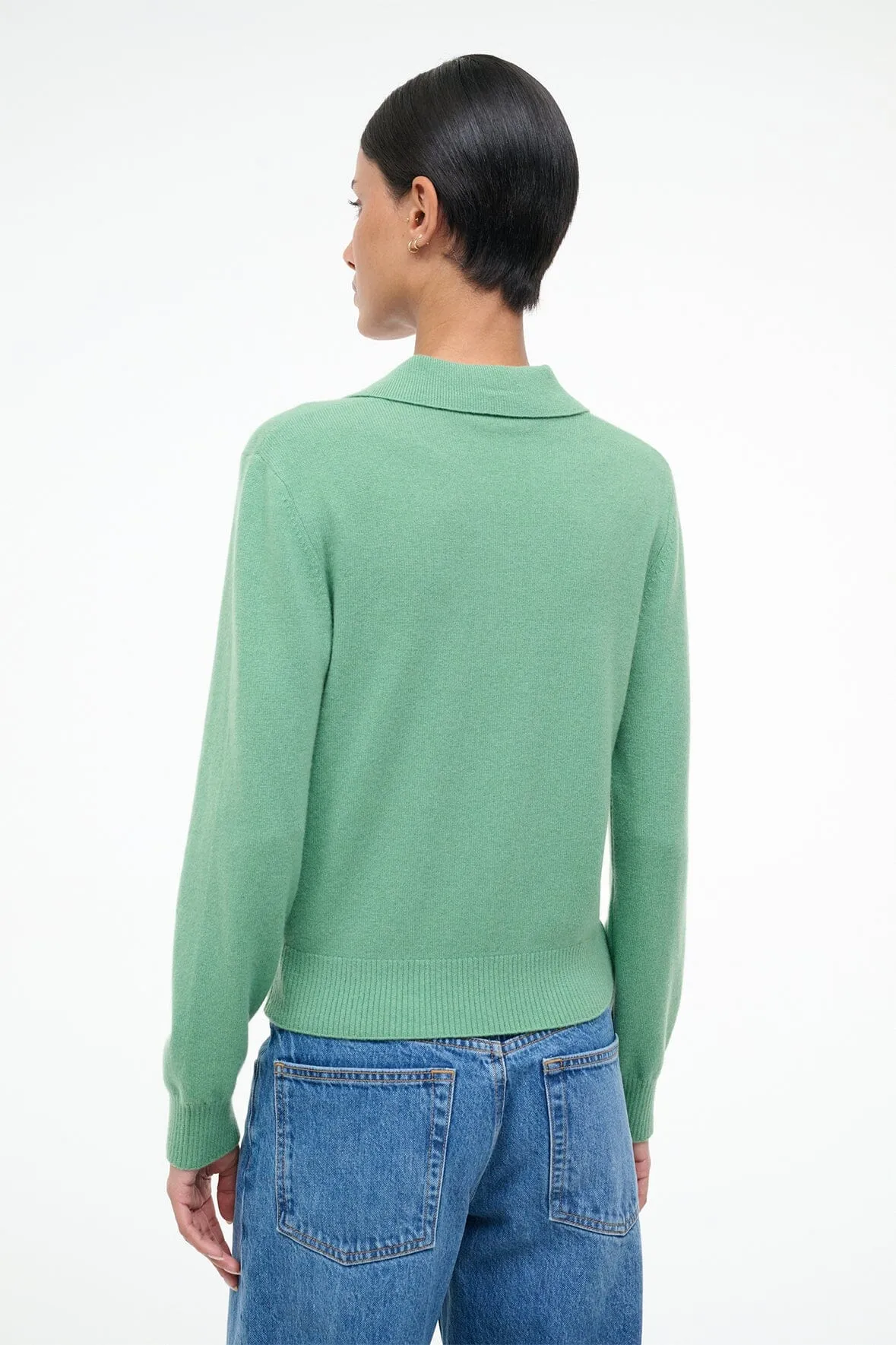 GEMMA CASHMERE SWEATER | LEAF sold by STAUD product image thumbnail 3