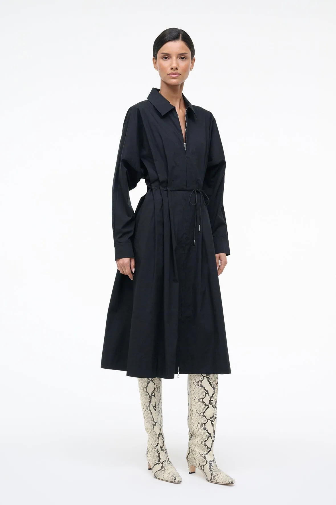 CHI MIDI DRESS | BLACK sold by STAUD product image thumbnail 2