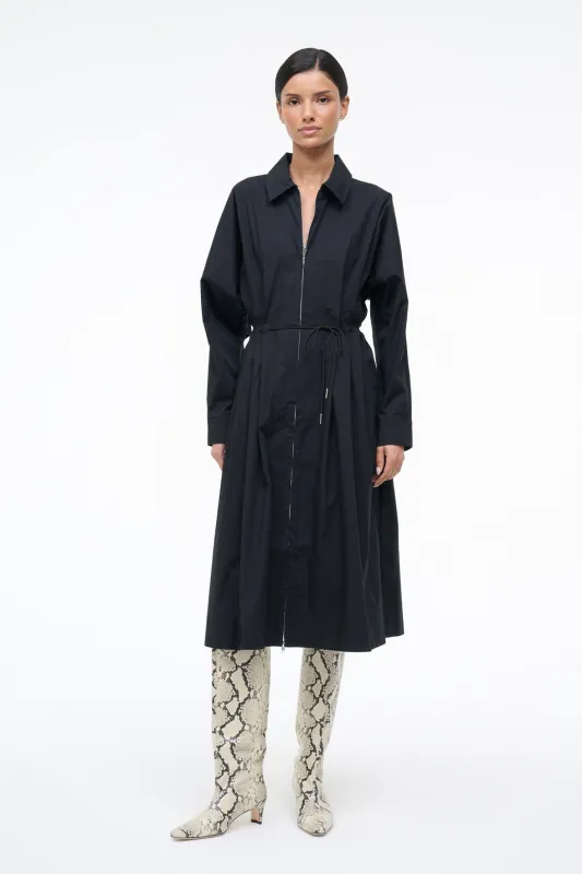 CHI MIDI DRESS | BLACK sold by STAUD