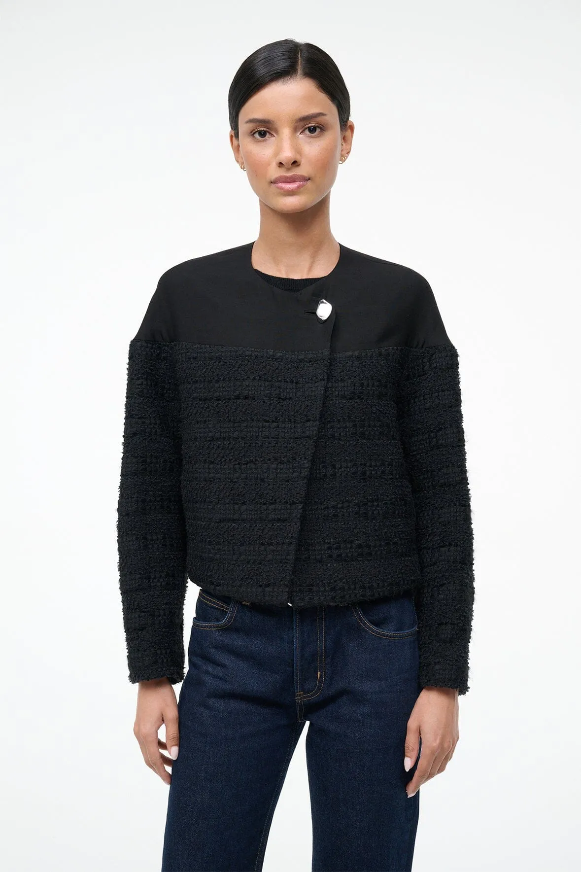 DYLAN JACKET | BLACK sold by STAUD product image thumbnail 2