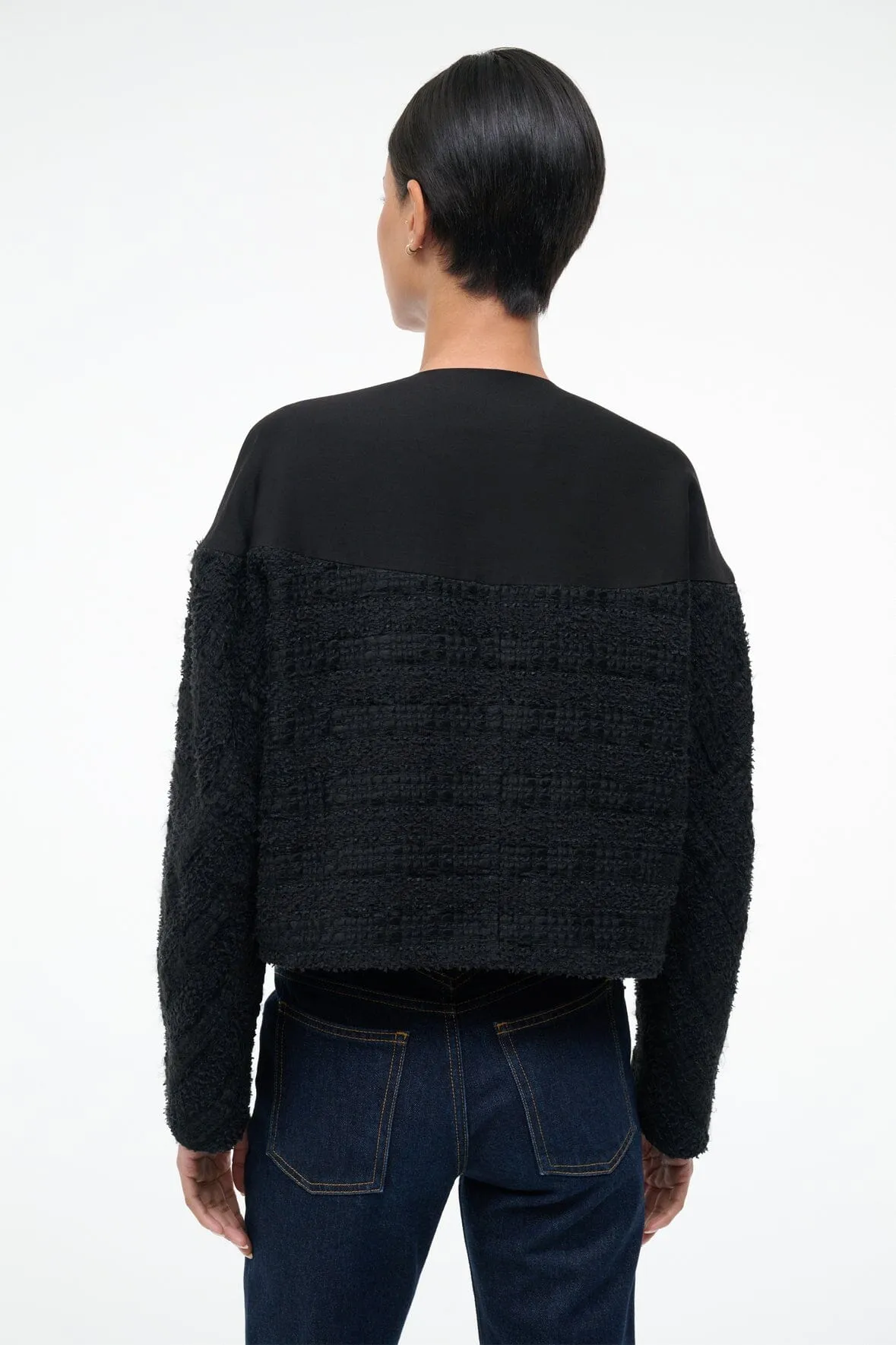 DYLAN JACKET | BLACK sold by STAUD product image thumbnail 3