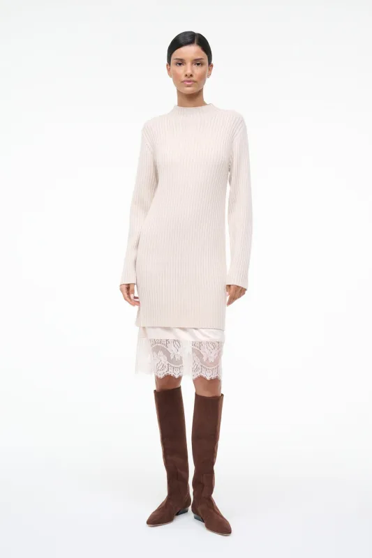 WILLOW SWEATER DRESS | ECRU sold by STAUD