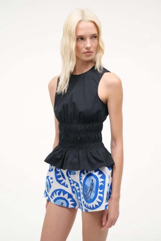 CULVER TOP | BLACK made by STAUD