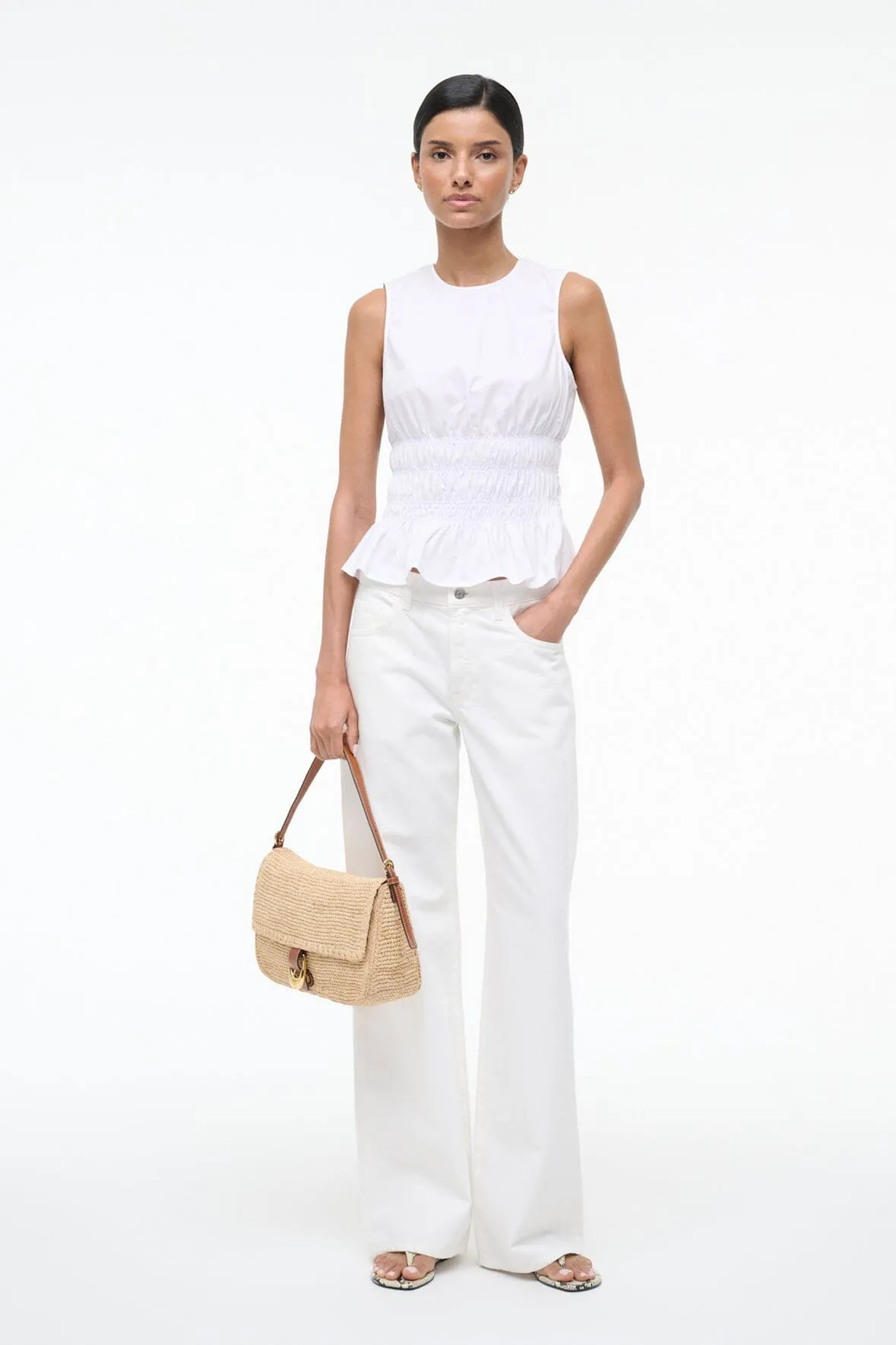 CULVER TOP | WHITE sold by STAUD product image thumbnail 2