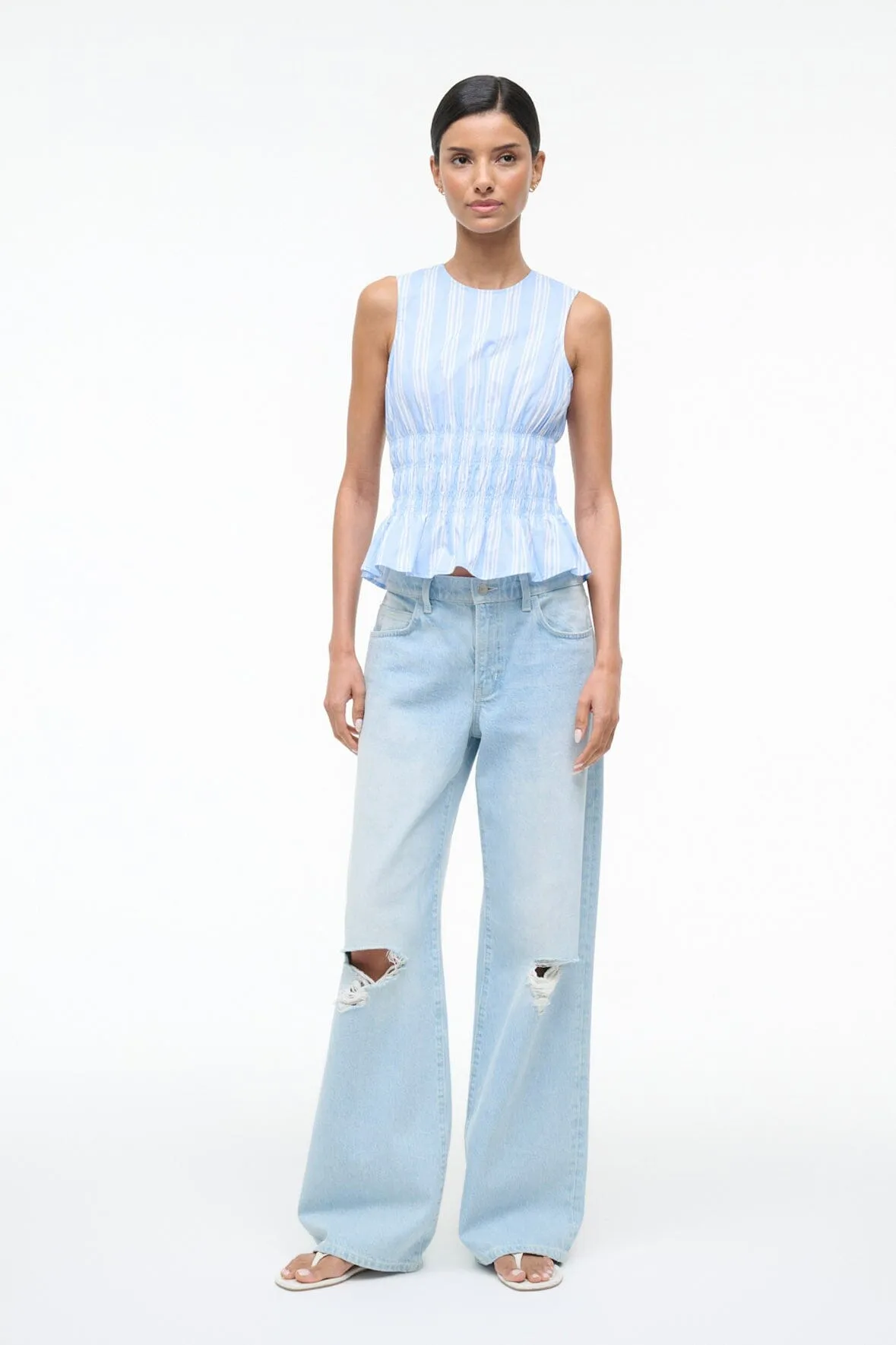 CULVER TOP | VENTURA STRIPE sold by STAUD product image thumbnail 4
