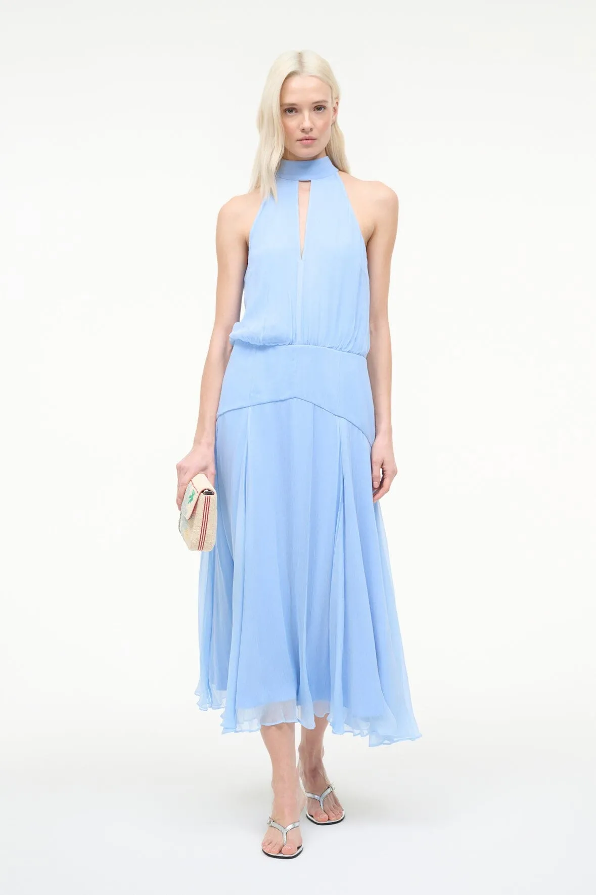CAMRYN DRESS | CLEAR BLUE sold by STAUD product image thumbnail 3