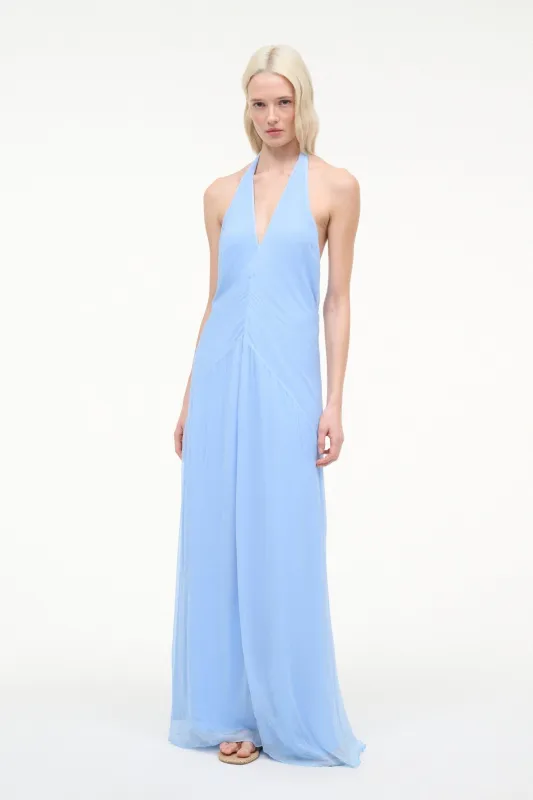 LUMA DRESS | CLEAR BLUE sold by STAUD