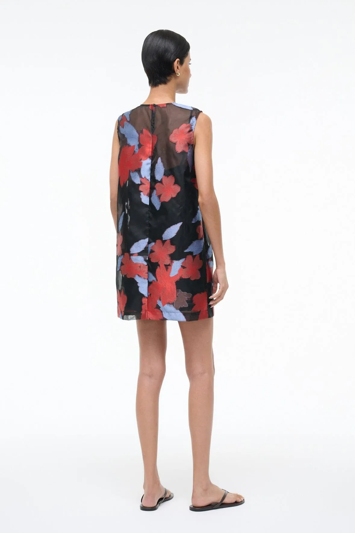 BREA DRESS | NIGHT GARDEN sold by STAUD product image thumbnail 4