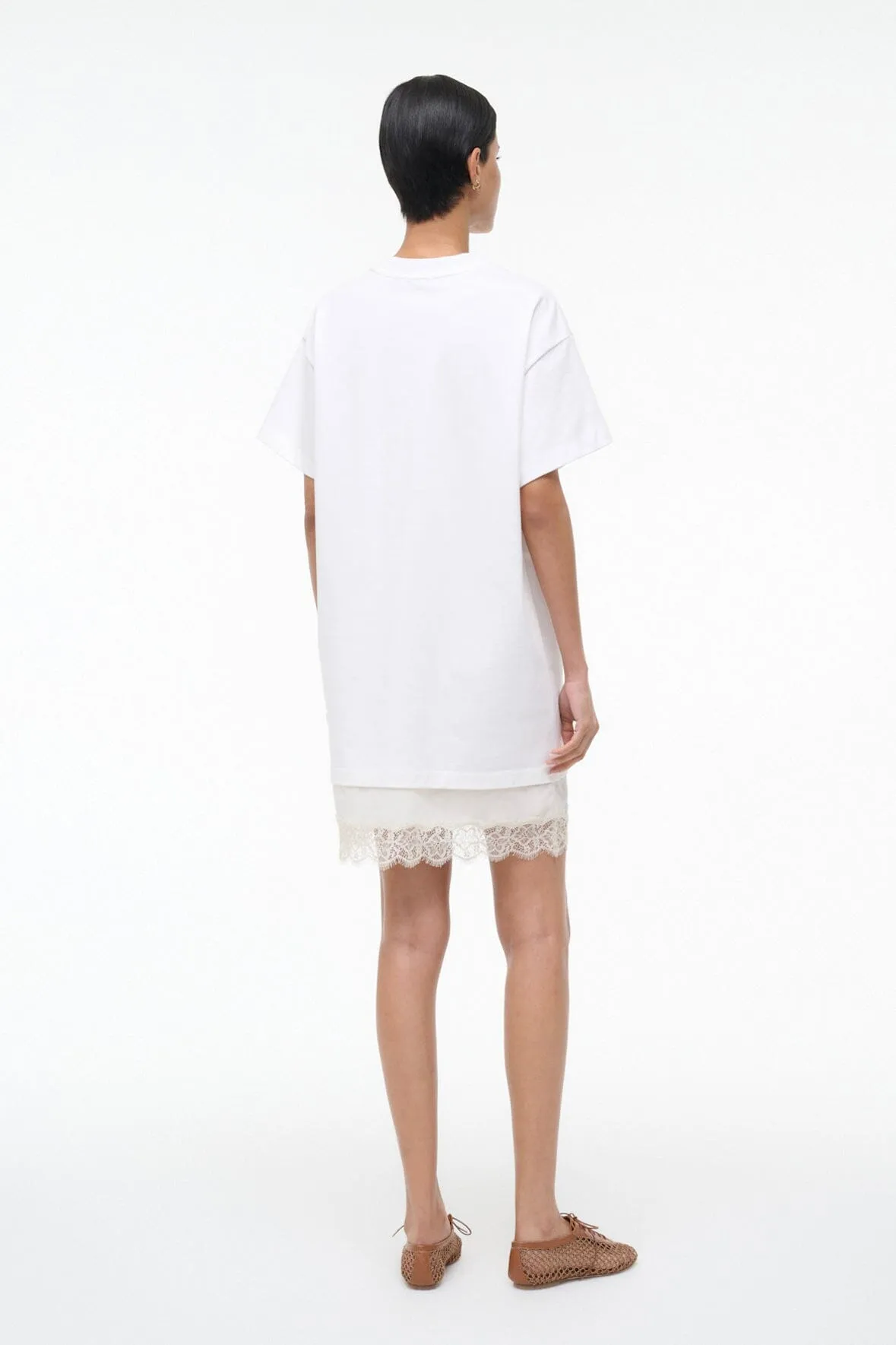 GRIER DRESS | IVORY sold by STAUD product image thumbnail 4
