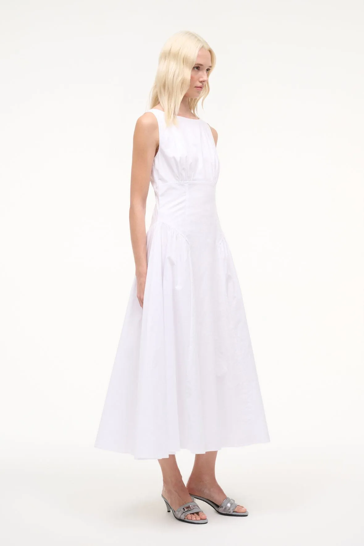 GWEN DRESS | WHITE sold by STAUD product image thumbnail 2