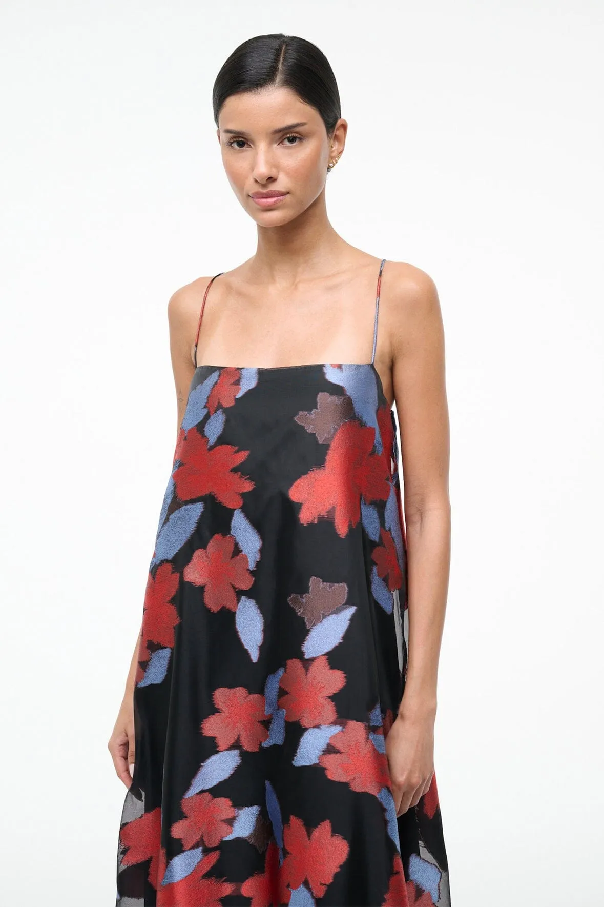 DELFINA DRESS | NIGHT GARDEN sold by STAUD product image thumbnail 2