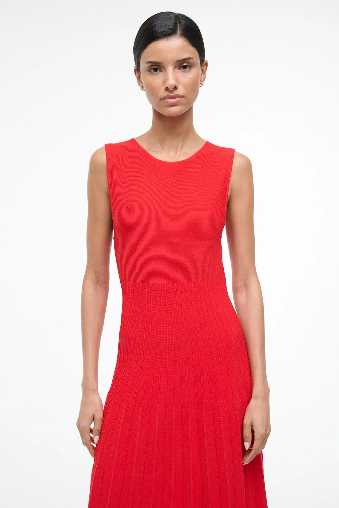 ELYSE DRESS | RED ROSE sold by STAUD product image thumbnail 2