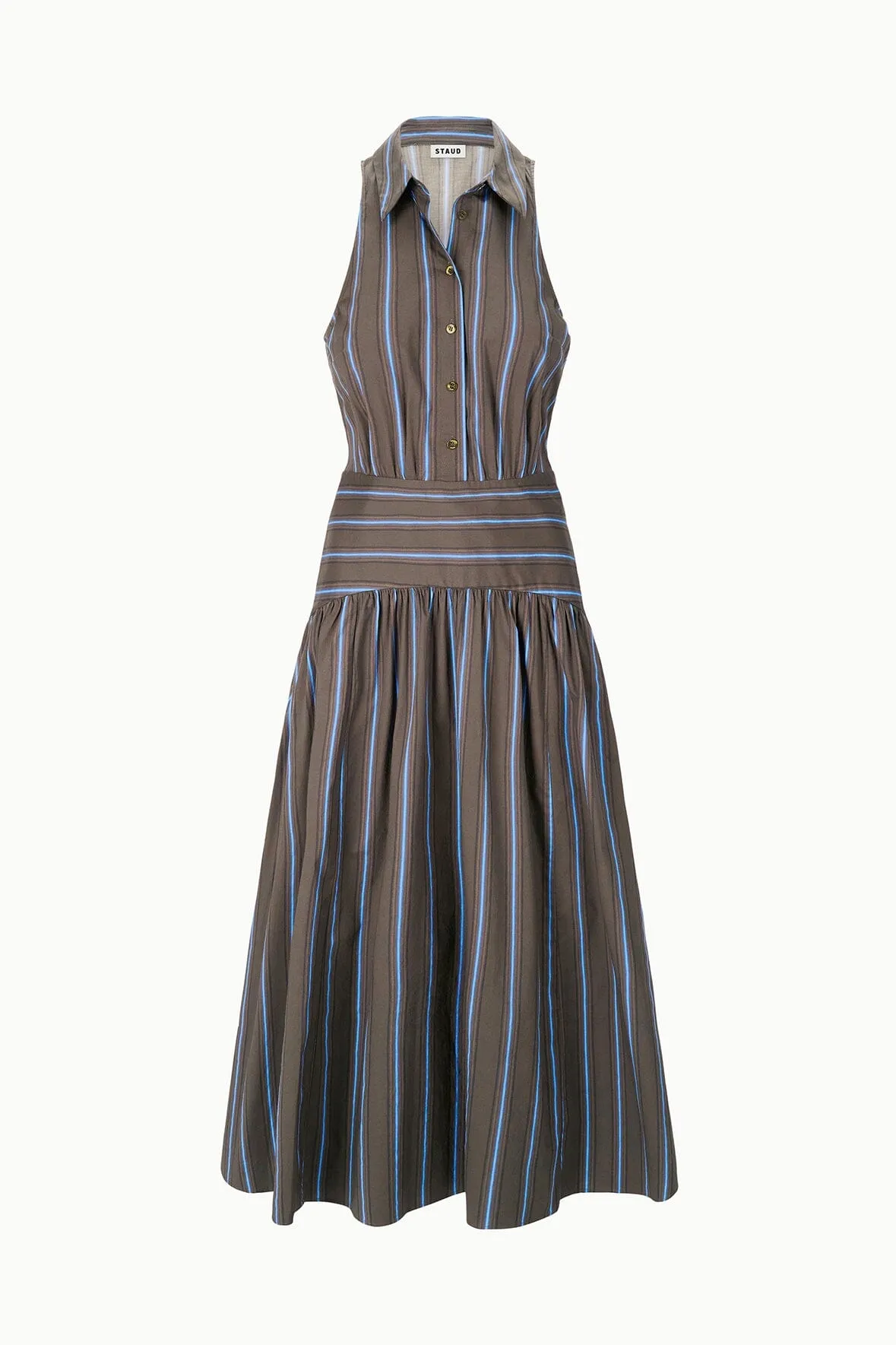 ROMY DRESS | HUNTINGTON STRIPE sold by STAUD product image thumbnail 5
