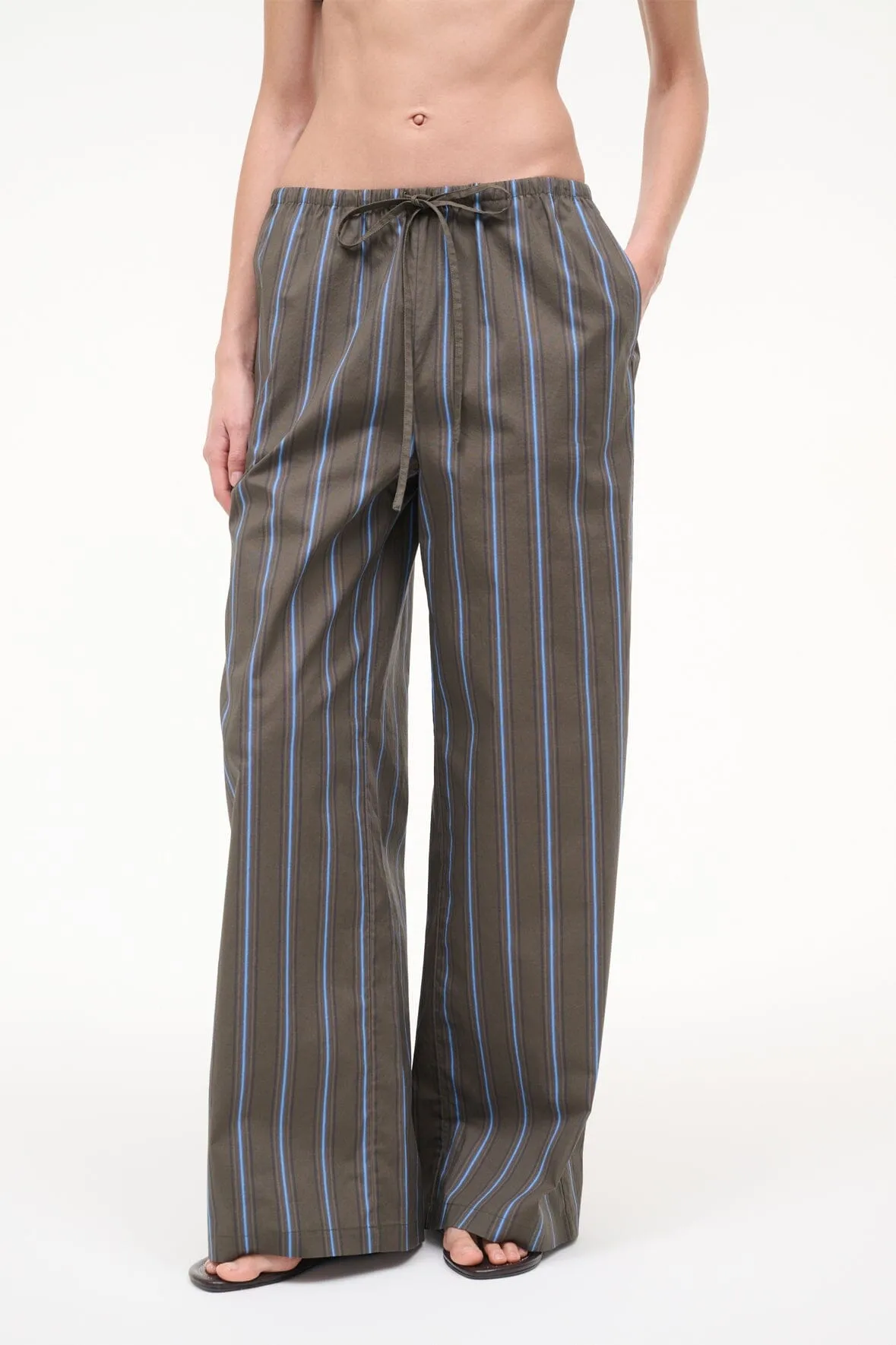 MATEO PANT | HUNTINGTON STRIPE sold by STAUD product image thumbnail 2