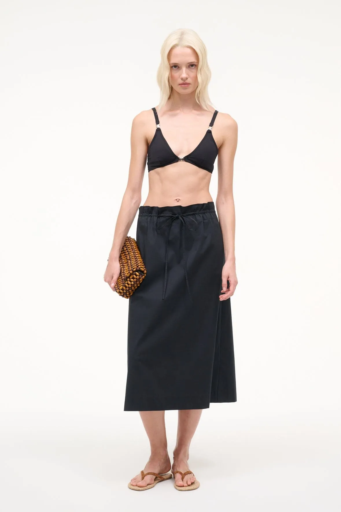 SHORE SKIRT | BLACK sold by STAUD product image thumbnail 5