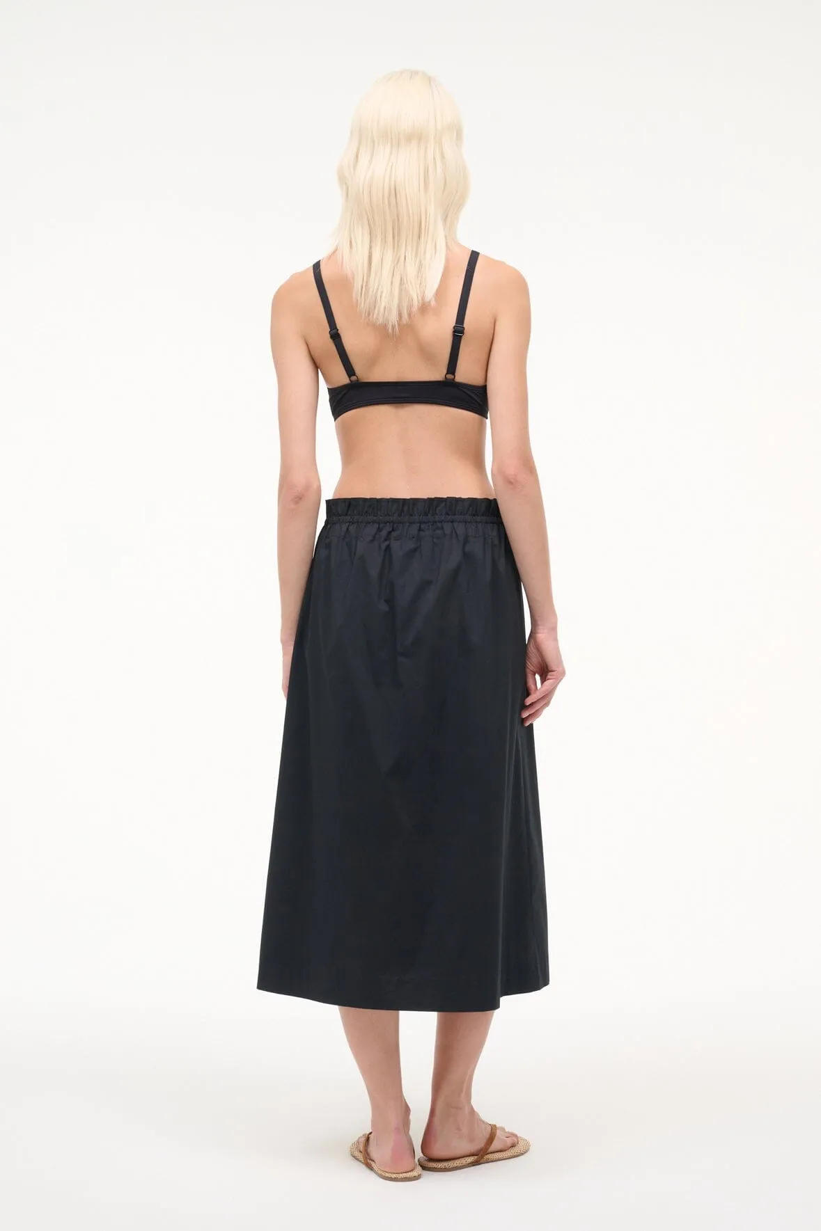 SHORE SKIRT | BLACK sold by STAUD product image thumbnail 3