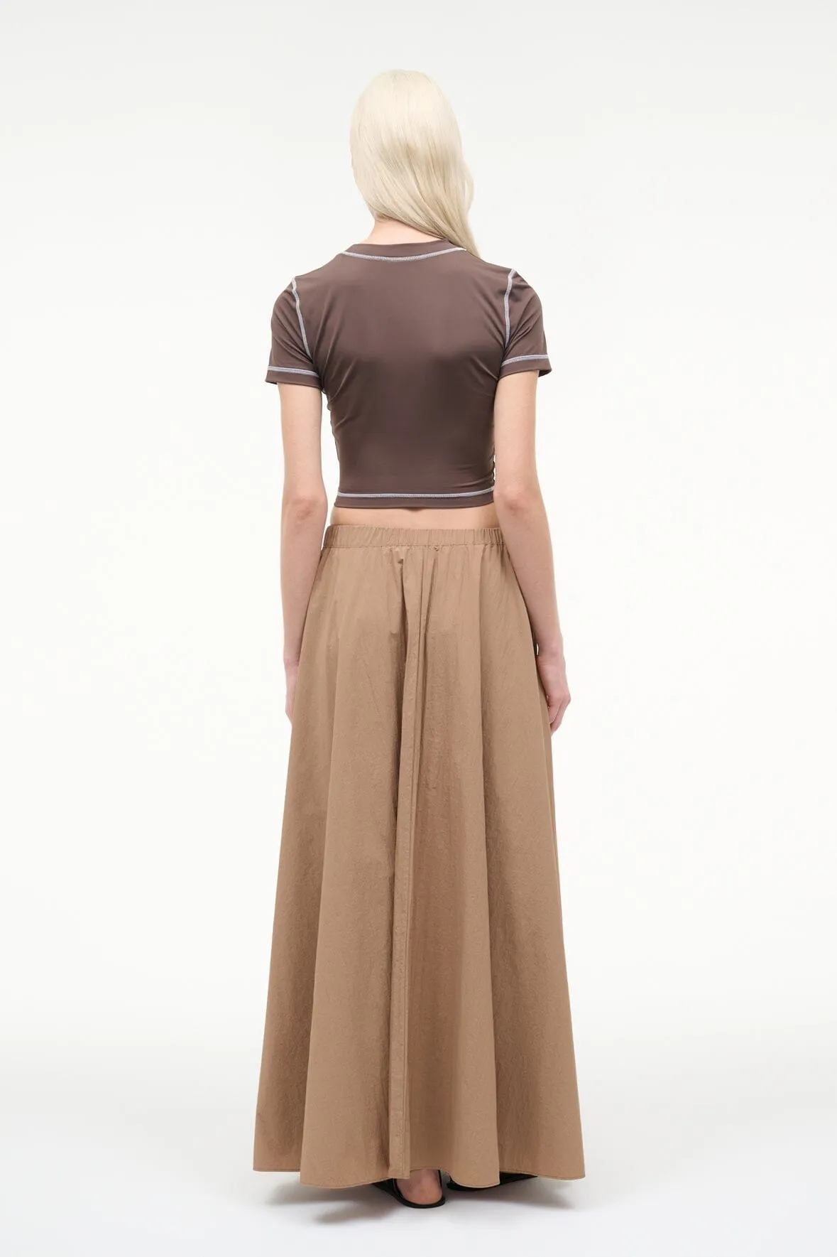 EDEN MAXI SKIRT | DESERT sold by STAUD product image thumbnail 3