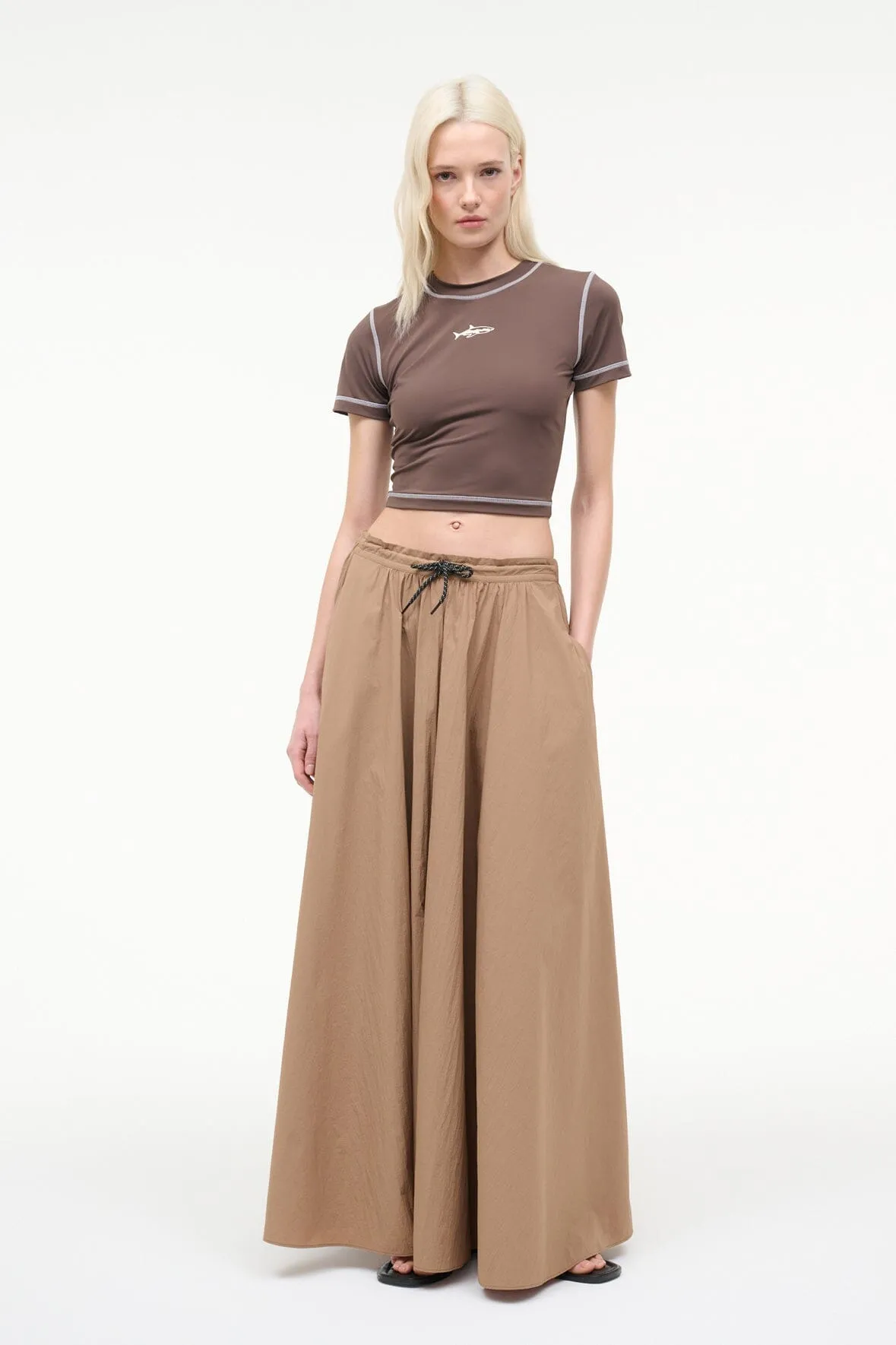 EDEN MAXI SKIRT | DESERT sold by STAUD